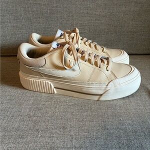 Nike court legacy platform sneakers
